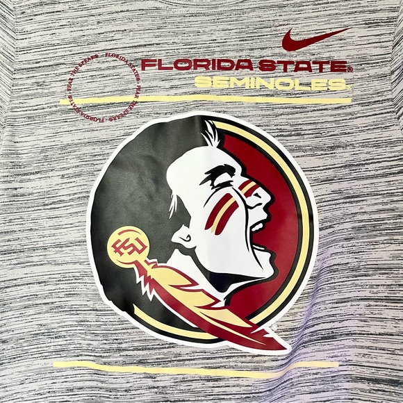 Nike Florida State Seminoles Youth Sideline Velocity Legend Tee Sz L - Picture 5 of 7